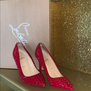 Red Pigalle Spike Patent